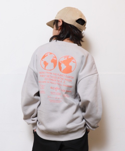 RAT EFFECT(ラットエフェクト)の「RAT EFFECT/ラットエフェクト RAT EARTHトレーナー(スウェット・キッズ・チャコールグレー/ブラック/ライトグレー・160/150/140/130)」の2枚目の写真