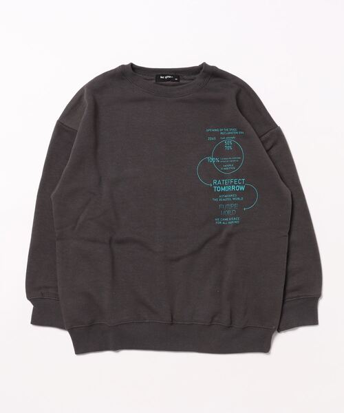 RAT EFFECT(ラットエフェクト)の「RAT EFFECT/ラットエフェクト RAT EARTHトレーナー(スウェット・キッズ・チャコールグレー/ブラック/ライトグレー・160/150/140/130)」の20枚目の写真