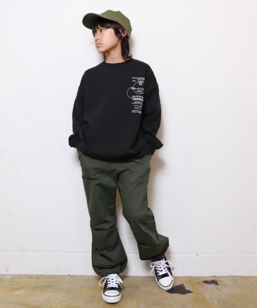 RAT EFFECT(ラットエフェクト)の「RAT EFFECT/ラットエフェクト RAT EARTHトレーナー(スウェット・キッズ・チャコールグレー/ブラック/ライトグレー・160/150/140/130)」の15枚目の写真