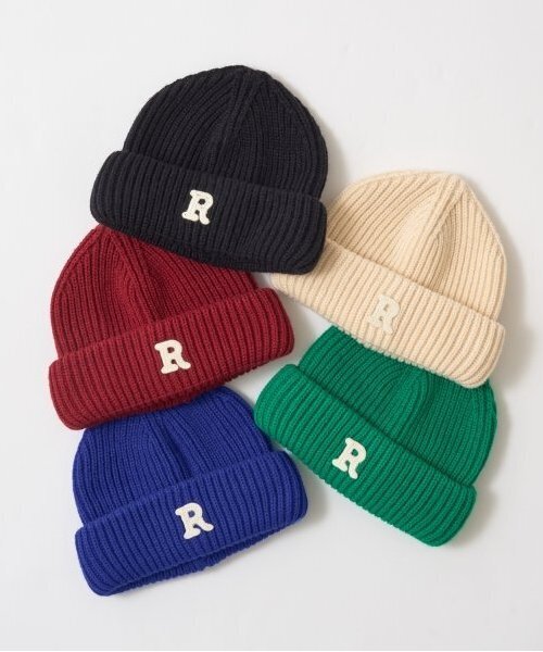 b・ROOM（ビールーム）の「アルファベットニットキャップ（ニットキャップ/ビーニー・キッズ・アイボリー/ブラック/ブルー/グリーン/レッド・50-52cm）」の6枚目の写真