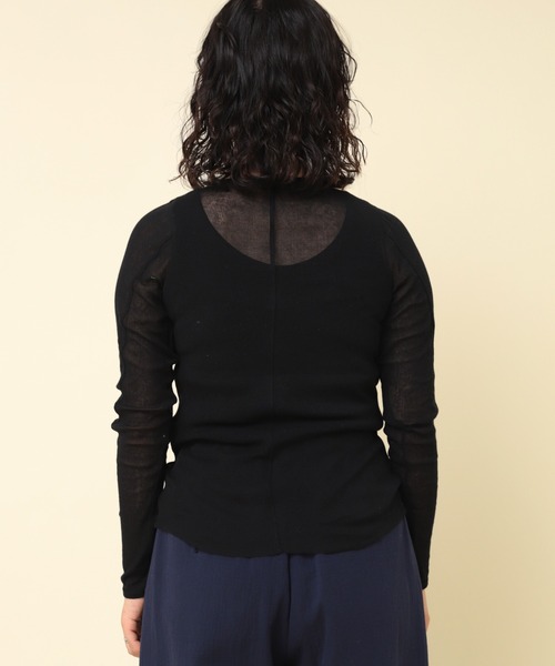 RNA-N(アールエヌエーエヌ)の「M2288 シアーテレコプルオーバー(Tシャツ/カットソー・レディース・グレー/ブラック/ホワイト系その他/ブラウン/オレンジ・MEDIUM)」の15枚目の写真