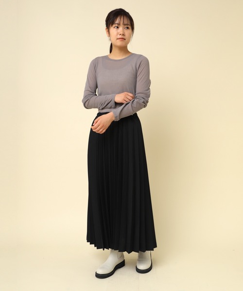 RNA-N(アールエヌエーエヌ)の「M2288 シアーテレコプルオーバー(Tシャツ/カットソー・レディース・グレー/ブラック/ホワイト系その他/ブラウン/オレンジ・MEDIUM)」の8枚目の写真