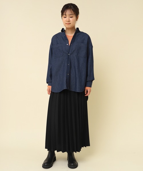 RNA-N(アールエヌエーエヌ)の「M2288 シアーテレコプルオーバー(Tシャツ/カットソー・レディース・グレー/ブラック/ホワイト系その他/ブラウン/オレンジ・MEDIUM)」の9枚目の写真