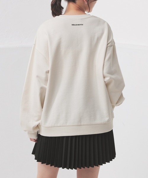 Honeys(ハニーズ)の「サンリオキャラクターズ/ゆるトレーナー(スウェット・レディース・ブラック/サックスブルー/イエロー/ミント/ホワイト・S/M/L)」の8枚目の写真