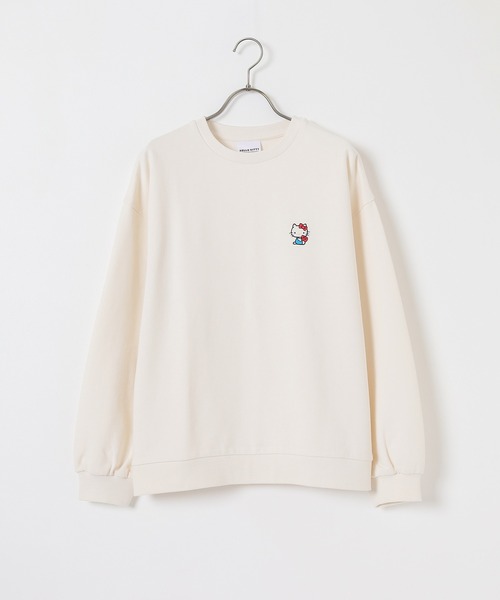 Honeys(ハニーズ)の「サンリオキャラクターズ/ゆるトレーナー(スウェット・レディース・ブラック/サックスブルー/イエロー/ミント/ホワイト・S/M/L)」の10枚目の写真