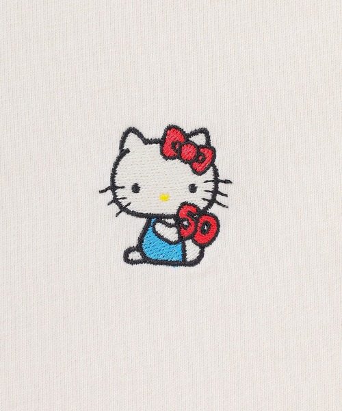 Honeys(ハニーズ)の「サンリオキャラクターズ/ゆるトレーナー(スウェット・レディース・ブラック/サックスブルー/イエロー/ミント/ホワイト・S/M/L)」の12枚目の写真