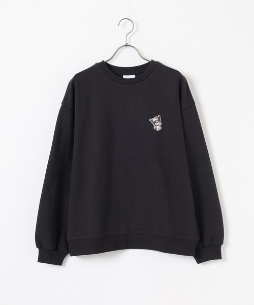 Honeys(ハニーズ)の「サンリオキャラクターズ/ゆるトレーナー(スウェット・レディース・ブラック/サックスブルー/イエロー/ミント/ホワイト・S/M/L)」の17枚目の写真