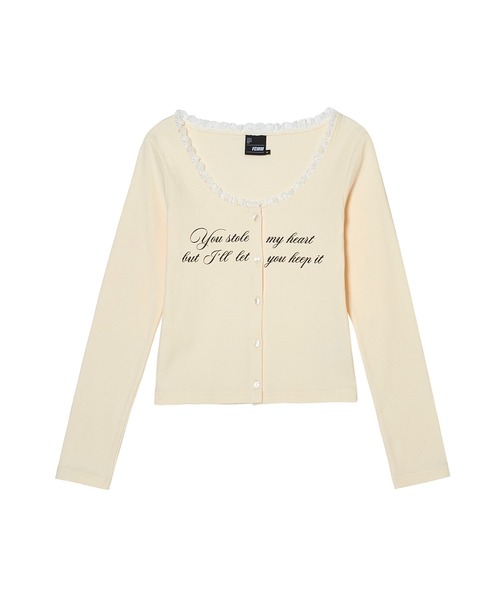 FCMM(エフシーエムエム)の「LETTRING BUTTON L/S TEE/レタリングボタンロングスリーブT(Tシャツ/カットソー・レディース・ホワイト/ブラック/グレー・SMALL/MEDIUM)」の10枚目の写真