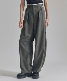 UNITED TOKYO | ダブルウエストコクーンパンツ-ウォッシャブル/防シワ-(その他パンツ)