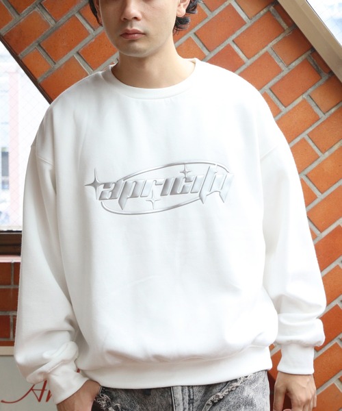 Youhee ホワイト プリント トレーナー Garfield Print Sweatshirt ユニセックス男女兼用