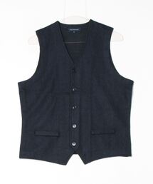 Perfect Suit FActory | TRANS CONTINENTS　フロントクラシックニットジレ　グレー/ブラウン/カーキ/ネイビー(ベスト)