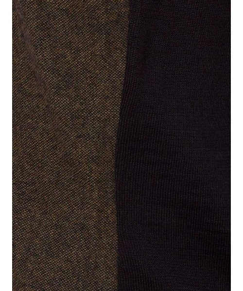 TRANS CONTINENTS フロントクラシックニットジレ グレー/ブラウン/カーキ/ネイビー（ベスト）｜Perfect Suit FActory（パーフェクトスーツファクトリー）