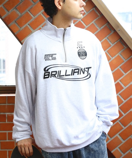 ８(eight)（エイト）の「半起毛ロゴハーフジップ（スウェット・メンズ・ネイビー/ブラック/アッシュ・MEDIUM/LARGE）」の21枚目の写真