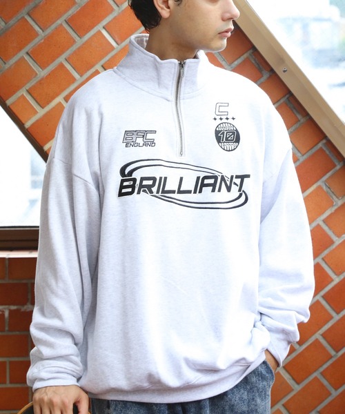 ８(eight)（エイト）の「半起毛ロゴハーフジップ（スウェット・メンズ・ネイビー/ブラック/アッシュ・MEDIUM/LARGE）」の22枚目の写真