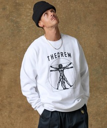 THEOREM | msw1574-Printed Pigment Sweat（Vitruvianus）スウェット(スウェット)
