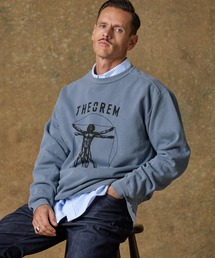 msw1574-Printed Pigment Sweat（Vitruvianus）スウェット