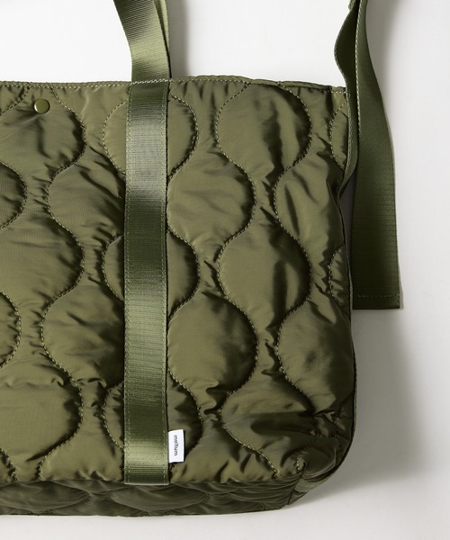 meltum（メルタム）の「2WAY QUILTING TOTE（トートバッグ・メンズ・オリーブ/ブラック・FREE）」の22枚目の写真