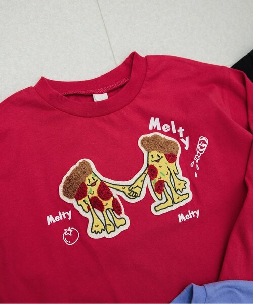 BREEZE（ブリーズ）の「【リンク】4色4柄モチーフTシャツ（Tシャツ/カットソー・キッズ・パープル/エンジ/ブラック/レインボー・90/100/110/120/80/130/140）」の3枚目の写真