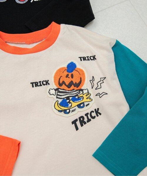 BREEZE（ブリーズ）の「【リンク】4色4柄モチーフTシャツ（Tシャツ/カットソー・キッズ・パープル/エンジ/ブラック/レインボー・90/100/110/120/80/130/140）」の19枚目の写真