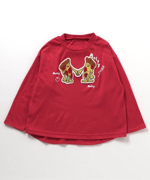 BREEZE（ブリーズ）の「【リンク】4色4柄モチーフTシャツ（Tシャツ/カットソー・キッズ・パープル/エンジ/ブラック/レインボー・90/100/110/120/80/130/140）」の12枚目の写真