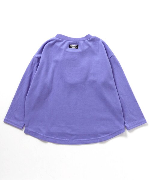 BREEZE（ブリーズ）の「【リンク】4色4柄モチーフTシャツ（Tシャツ/カットソー・キッズ・パープル/エンジ/ブラック/レインボー・90/100/110/120/80/130/140）」の8枚目の写真