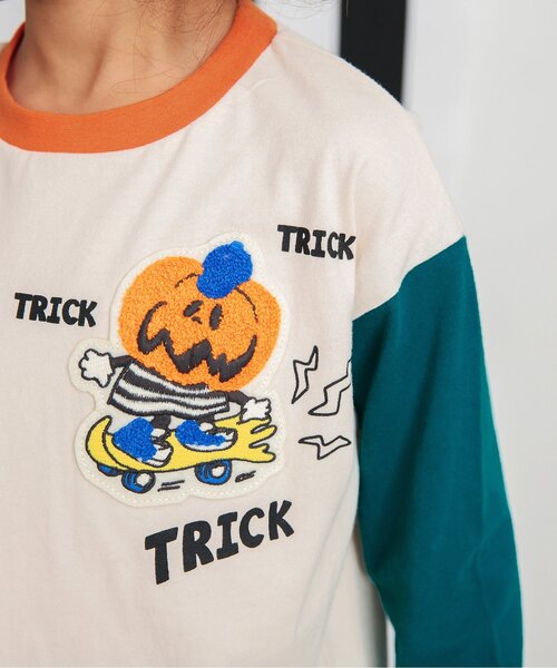 BREEZE（ブリーズ）の「【リンク】4色4柄モチーフTシャツ（Tシャツ/カットソー・キッズ・パープル/エンジ/ブラック/レインボー・90/100/110/120/80/130/140）」の6枚目の写真