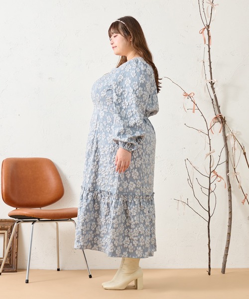 【大人気】SANDRO フローラルジャカード マキシワンピース 送料関税込）☆SANDRO フローラルジャカード マキシワンピース
