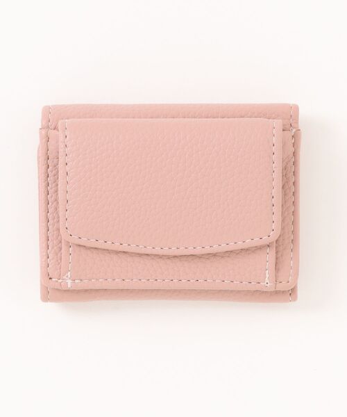 Burner（バーナー）の「【OKUOKU　0909】三つ折り コンパクト 財布 oku-wallet-676225777696-14 Nn（財布・レディース・ベージュ系その他/ライトグリーン/ピンク/パープル/ブラック/グレー/ベビーピンク/ライトブルー/アイボリー/ホワイト/レッド/マスタード・FREE）」の11枚目の写真