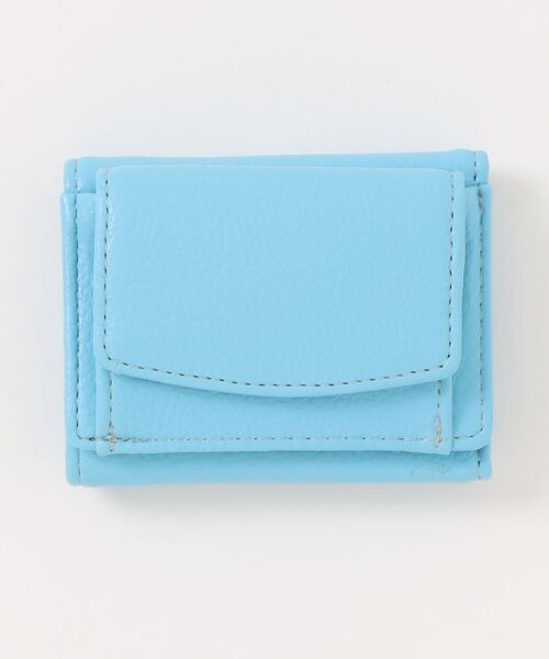 Burner（バーナー）の「【OKUOKU　0909】三つ折り コンパクト 財布 oku-wallet-676225777696-14 Nn（財布・レディース・ベージュ系その他/ライトグリーン/ピンク/パープル/ブラック/グレー/ベビーピンク/ライトブルー/アイボリー/ホワイト/レッド/マスタード・FREE）」の7枚目の写真