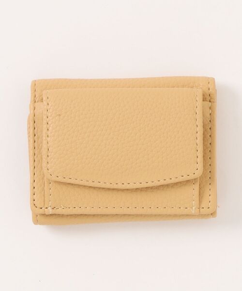 Burner（バーナー）の「【OKUOKU　0909】三つ折り コンパクト 財布 oku-wallet-676225777696-14 Nn（財布・レディース・ベージュ系その他/ライトグリーン/ピンク/パープル/ブラック/グレー/ベビーピンク/ライトブルー/アイボリー/ホワイト/レッド/マスタード・FREE）」の9枚目の写真