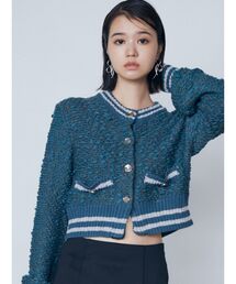 EMODA | テクスチャーミニマルカーデトップ(カーディガン/ボレロ)