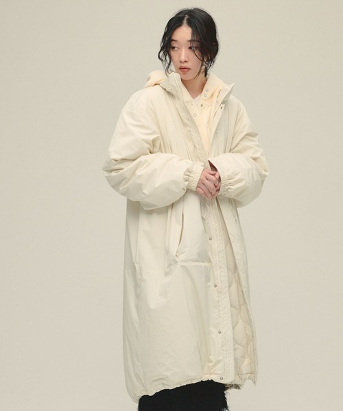 ジャケット・アウター eL Monster Long Parka* eL（エル）の「【eL】Monster Long Parka/150124（ブルゾン