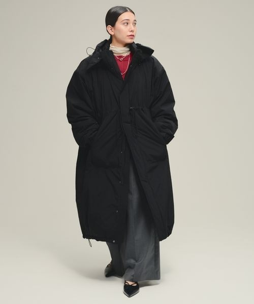 eL(エル)の「【eL】Monster Long Parka/150124(ブルゾン・レディース・ブラック/オフホワイト・FREE)」の16枚目の写真