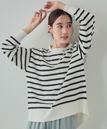 SHOO・LA・RUE | 【洗える/毛玉レス】インせず着られる 大人の抜け感 バックスリットニット(ニット/セーター)