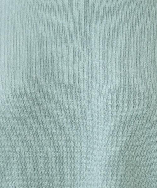 SHOO・LA・RUE(シューラルー)の「◆【洗える/毛玉レス】インせず着られる 大人の抜け感 バックスリットニット(ニット/セーター・レディース・ライトグレー/グリーン系/ブラック/ホワイト系5・01/02/03/04)」の15枚目の写真