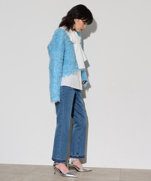 GALLEST(ギャレスト)の「◆ストレートデニム(デニムパンツ・レディース・チャコールグレー/ブルー系その他・36/38/40)」の4枚目の写真