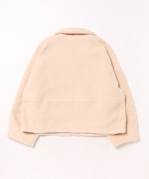 trois lapins kp(トロワラパンケーピー)の「ブークレーブルゾン(140~160)(ブルゾン・キッズ・アイボリー・140cm/150cm/160cm)」の2枚目の写真