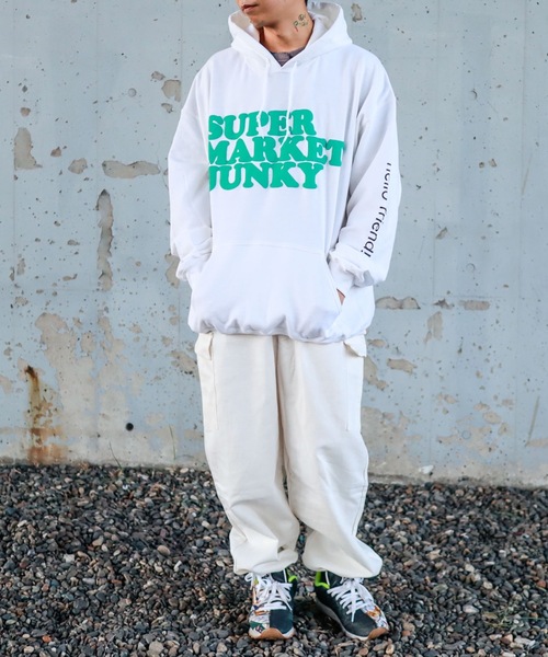 Bling Leads(ブリングリーズ)の「Z)【BLINGLEADS】ABM21435 COTTON CARGO PANT/コットン カーゴパンツ(カーゴパンツ・メンズ・ブラック/ホワイト・MEDIUM/LARGE)」の3枚目の写真
