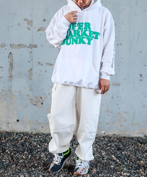 Bling Leads(ブリングリーズ)の「Z)【BLINGLEADS】ABM21435 COTTON CARGO PANT/コットン カーゴパンツ(カーゴパンツ・メンズ・ブラック/ホワイト・MEDIUM/LARGE)」の5枚目の写真