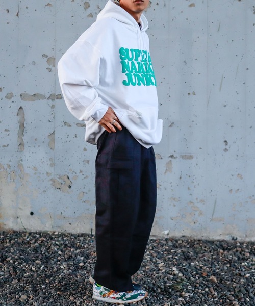 Bling Leads(ブリングリーズ)の「Z)【BLINGLEADS】ABM21435 COTTON CARGO PANT/コットン カーゴパンツ(カーゴパンツ・メンズ・ブラック/ホワイト・MEDIUM/LARGE)」の18枚目の写真