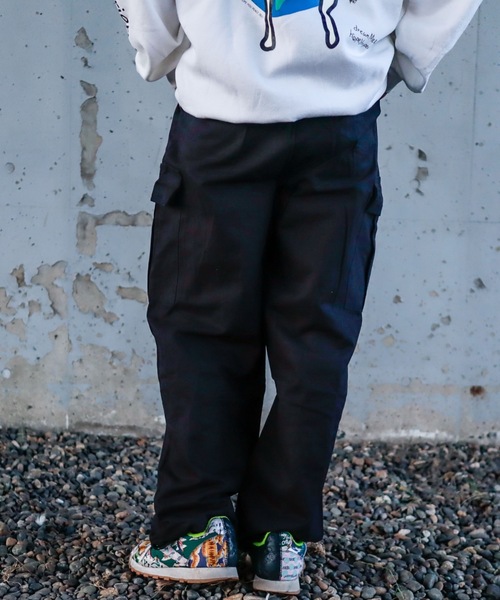 Bling Leads(ブリングリーズ)の「Z)【BLINGLEADS】ABM21435 COTTON CARGO PANT/コットン カーゴパンツ(カーゴパンツ・メンズ・ブラック/ホワイト・MEDIUM/LARGE)」の21枚目の写真