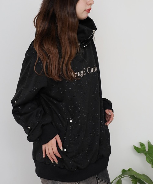 セール】フロントロゴ プルオーバーハイネックパーカー（パーカー