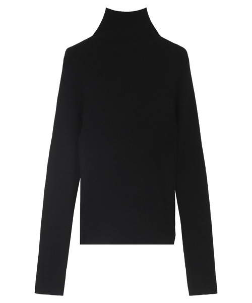 KOBE LETTUCE（コウベレタス）の「袖ボタンリブニットトップス（ニット/セーター・レディース・アイボリー/ブラック/ホワイト×ブラック/グレー/レッド/ブラウン・M）」の18枚目の写真