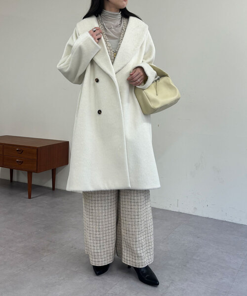 shenery 春ロングコート SHENERY（シーナリー）の「シャギーロングコート（その他アウター