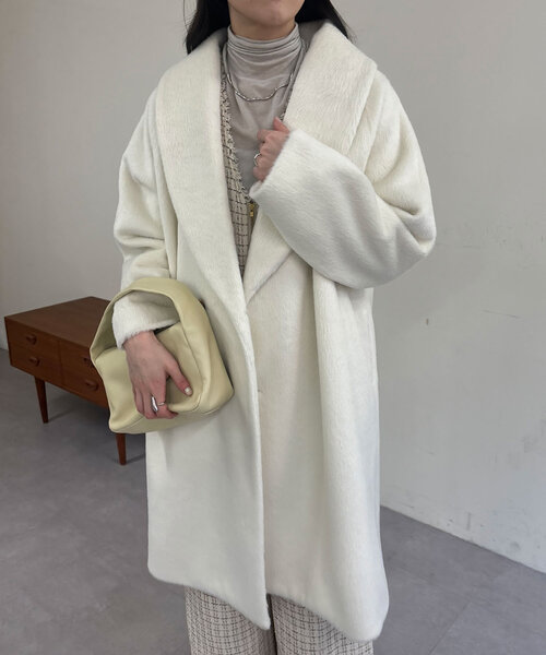 SHENERY（シーナリー）の「シャギーロングコート（その他アウター