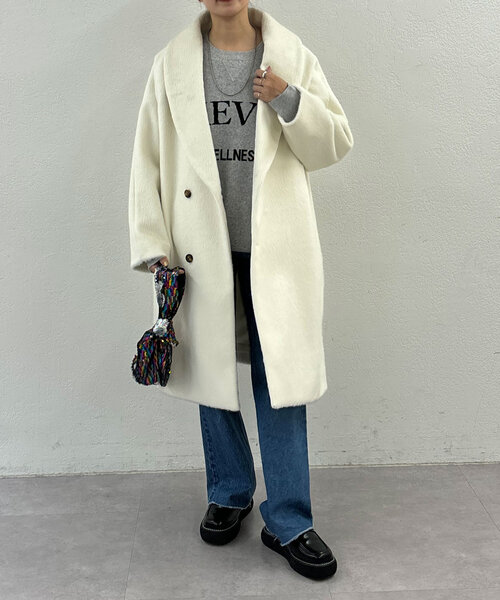 SHENERY（シーナリー）の「シャギーロングコート（その他アウター