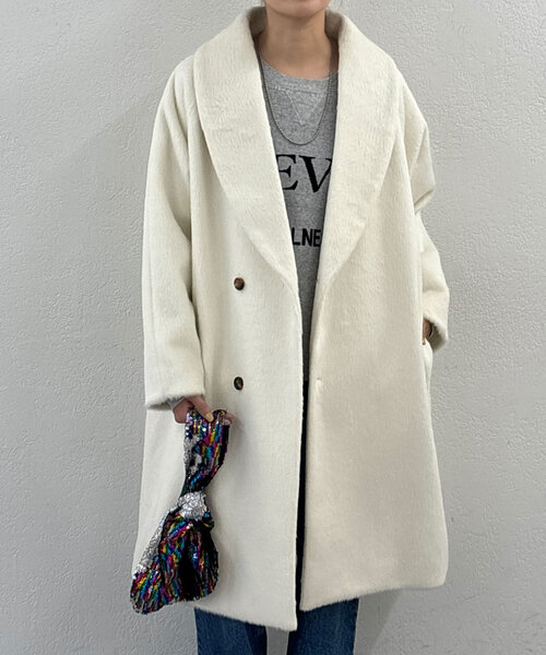 SHENERY（シーナリー）の「シャギーロングコート（その他アウター