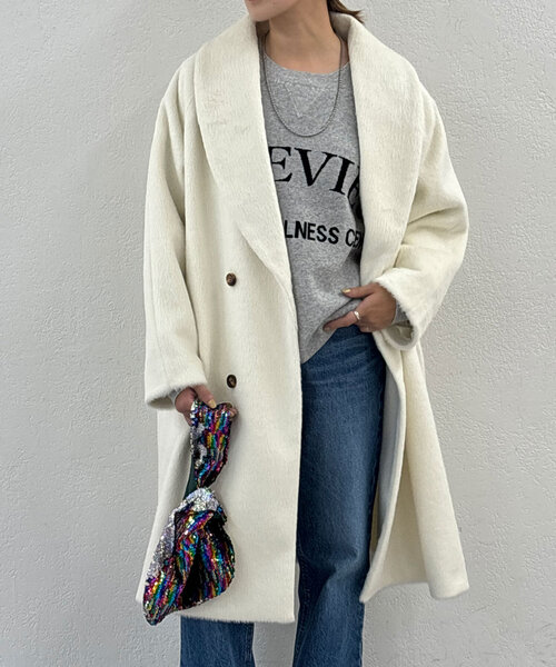 SHENERY（シーナリー）の「シャギーロングコート（その他アウター