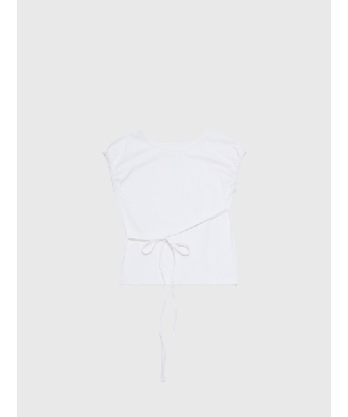 Enewd nina(エニュードニーナ)の「【ZOZO限定】ウエスト リボン Tシャツ(Tシャツ/カットソー・レディース・ホワイト・FREE)」の12枚目の写真