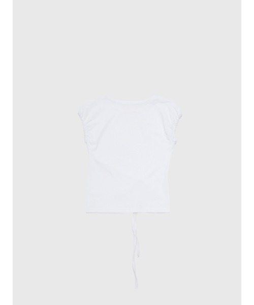 Enewd nina(エニュードニーナ)の「【ZOZO限定】ウエスト リボン Tシャツ(Tシャツ/カットソー・レディース・ホワイト・FREE)」の13枚目の写真